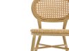 Forza Idrea dining tuinstoel stapelbaar - Taupe - Naturel - Bruin - Wicker (vlechtwerk)