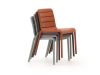 Forza Narni/Fidenza ø126cm dining tuinset 5-delig stapelbaar