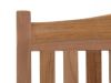 Sunyard Veronica ligbed met wiel - Natural Teak - Teakhout