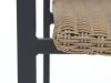 Manifesto Villongo dining tuinstoel stapelbaar - Taupe - Naturel - Bruin - Wicker (vlechtwerk)