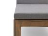 ROUGH-X ligbed - Grijs - Antraciet, Old Teak Greywash - Teakhout