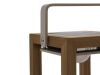 SUNS Tom lantaarn solar 16x17x28cm - Natural Teak/Camel Sand