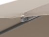 Glatz Sunwing Casa zweefparasol ø 300cm - Taupe (151) (incl. Shadowline voet 90 kg) (incl.hoes)