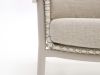 Zavelli Cuore dining tuinstoel - Taupe - Naturel - Bruin - Wicker (vlechtwerk)