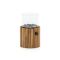 Cosiscoop Timber round gaslantaarn ø 18cm (h:30cm)