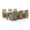 Intenso Mazzano/ROUGH-X 320cm lounge-dining tuinset 7-delig verstelbaar