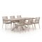 Bellagio Marudo/Montorio 220cm dining tuinset 7-delig stapelbaar