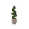 Designplants/Luca Lifestyle Buxus spiraal kunstboom (h:140cm) met Terreno Tall Balloon bloempot