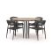 Manifesto Belpasso/Falcade ø 115cm dining tuinset 5-delig stapelbaar