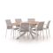 Bellagio Dranera/Fidenza ovaal 220cm dining tuinset 7-delig stapelbaar