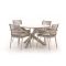 Bellagio Marudo/Lodola ø 130cm dining tuinset 5-delig stapelbaar