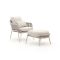 SUNS Casto lounge tuinstoel hoge rug met voetenbank