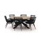 Intenso Asti/Rough-Y Ø180cm dining tuinset 7-delig
