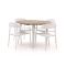 Bellagio Valli/Falcade ø115cm dining tuinset 5-delig stapelbaar