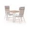 Bellagio Avenza/Fidenza 90cm dining tuinset 3-delig verstelbaar