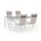 Bellagio Lugo/Fidenz 183cm dining tuinset 5-delig verstelbaar