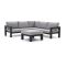 Bellagio Campazzo hoek loungeset 4-delig 5-zits