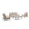 Tierra Outdoor Musone/Flip-Up stoel-bank loungeset 4-delig 5-zits verstelbaar