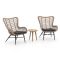Intenso Rovello/ROUGH-K 40cm lounge balkonset 3-delig