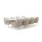 SUNS Dolce/Palermo 280cm low dining tuinset 9-delig