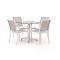 Bellagio Anzio/Canzo 80cm dining tuinset 5-delig stapelbaar inklapbaar