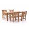 Sunyard Wales/Liverpool 210cm dining tuinset 5-delig