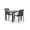 Bellagio Dranera/Fidenza 90cm dining tuinset 3-delig stapelbaar