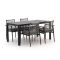 Bellagio Pizzoli/La Fonte 160cm dining tuinset 5-delig stapelbaar