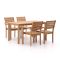 Sunyard Liverpool 145cm dining tuinset 5-delig stapelbaar