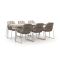 Tierra Outdoor Rivera/Elegante 219cm dining tuinset 7-delig
