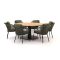 SUNS Nappa/Grado ø170cm dining tuinset 7-delig