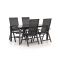 Bellagio Avenza/Sestino 160cm dining tuinset 5-delig verstelbaar