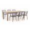 Apple Bee Hawaii/ROUGH-S 220cm dining tuinset 7-delig stapelbaar