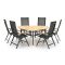 Hartman Troy/Triangular 170cm dining tuinset 7-delig verstelbaar