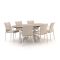 Il Tempo Cetona/Induno Ellips 200cm dining tuinset 7-delig stapelbaar