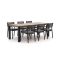 Bellagio Rumo/ROUGH-S 220cm dining tuinset 7-delig stapelbaar