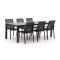 Bellagio Dranera/Fidenza 220cm dining tuinset 7-delig stapelbaar