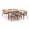 Bellagio Brasimone/Induno Deens Ovaal 240cm dining tuinset 7-delig stapelbaar