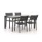 Bellagio Roma/Sestino 160cm dining tuinset 5-delig stapelbaar