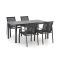 R&S Design Altea/Fidenza 160cm dining tuinset 5-delig stapelbaar