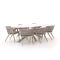 Bellagio Valsecca/Furato ellips 240cm dining tuinset 7-delig