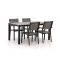 Bellagio Fidenza 160cm dining tuinset 5-delig stapelbaar