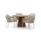 Bellagio Birgi Novo/Santa Severina ø130cm dining tuinset 5-delig stapelbaar