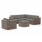 ROUGH-C hoek loungeset 5-delig 6-zits