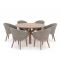 Intenso Tropea/ROUGH-Y ø150cm dining tuinset 7-delig