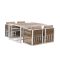 Bellagio Cadora 160cm dining tuinset 5-delig