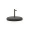 Parasolvoet 40kg beton - Rond/Antraciet voor buisdiktes ø25-44mm