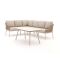 Bellagio Pinerolo dining loungeset 3-delig links