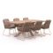 Bellagio Panaro/Induno Deens Ovaal 220cm dining tuinset 7-delig stapelbaar