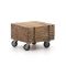 ROUGH-R lounge tuintafel met wiel 50x50x38cm